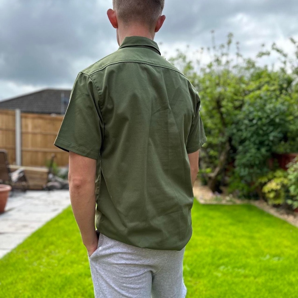 Dickies green work shirt - Picture 2 of 4